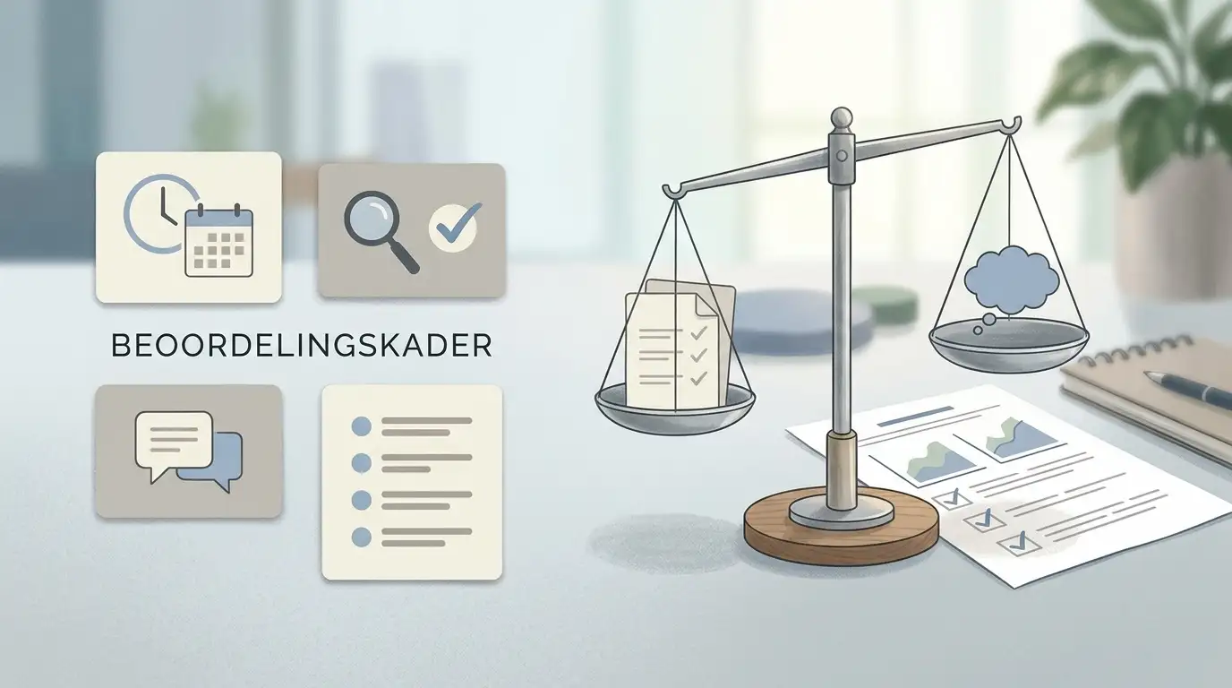 Beoordelingsschema voor online casino reviews met datum, bewijs, reactie en voorwaarden